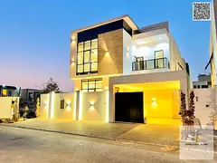 Luxury villa in Al Yasmin, Ajman, ready for immediate occupancy, featuring high-end finishes and spa