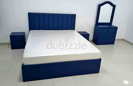 Bed with metres  dressing table  sides table