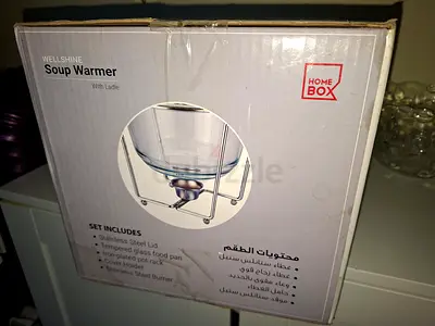 Homebox Wellshine Soup Warmer with Ladle - 4 L