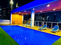 Burj khalifa view 1br apartment available now family place with all amenties