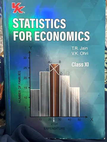 Grade 11 commerce Statistics for Economics book TR Jain