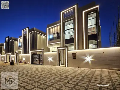 Villa for sale at ajman| al zahia area| 5 master rooms, majlis, 2 halls, roof| freehold for all nationalities| negotiable price.