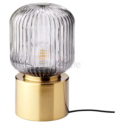 Ikea lamp glass like new with bulb