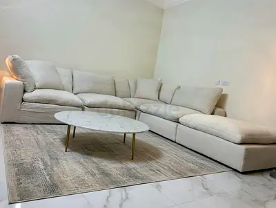 Premium quality luscious sofa and footstool