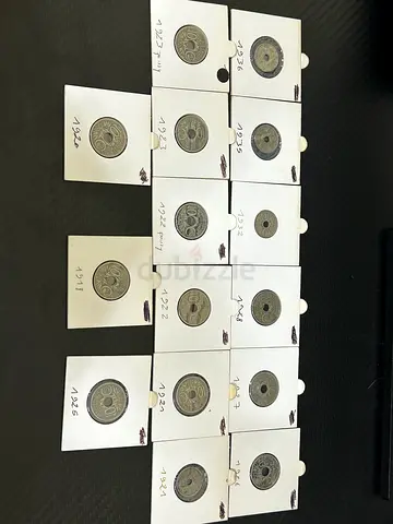 12 Coins French Collection 1918–1936