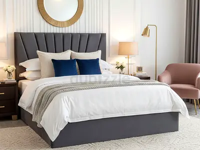 Stylish Brand new Queen size bed with medical mattress good Quality Queen bed storage