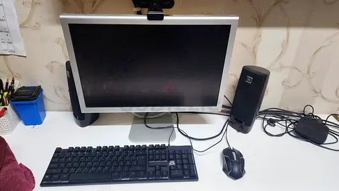 20inch Apple Monitor with Dell Desktop PC for sale