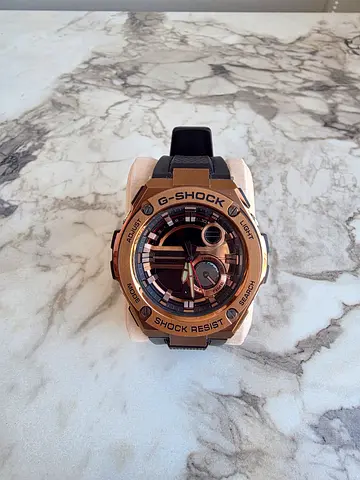 Casio G-Shock Mens Sport Watch – Rose Gold/Black