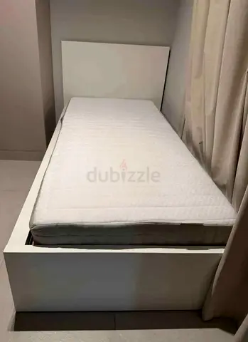 Ikea malam single bed (90*200)with an IKEA mattress ✨