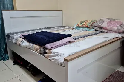 Modern White Bed with Mattress and Storage