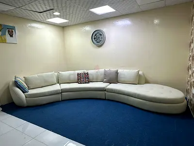 Cratebarrel beige color sofa