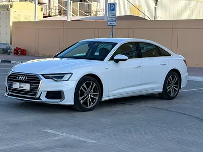 Audi A6 S-line GCC Specs 2023 White GCC Under warranty