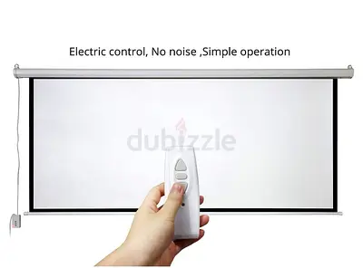 Motorized Projector Screen with Remote