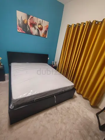 Ikea hydraulic queen size bed  with storage inside full bed and with Ikea pocket sprung  mattress