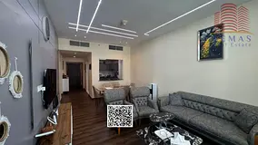 Two-bedroom apartment with living room, furnished, AED 325,000 down payment