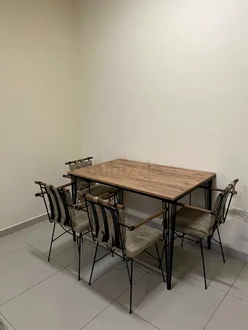 Wooden Dining table with 4 chairs