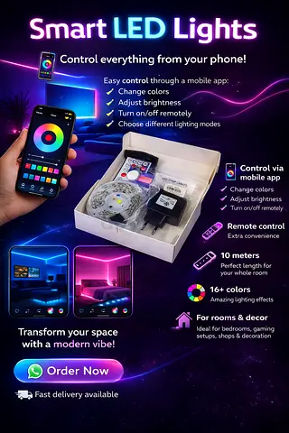 Smart LED Lights - Control Everything from Your Phone!