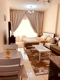 A unique opportunity to buy in Orient Towers - Ajman, a studio with an area of ​​520 square feet