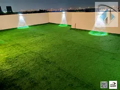 Luxury villa for rent, deluxe finishing, with a yard and rooftop terrace.