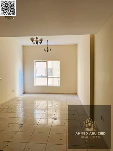 Beautiful and elegant two-bedroom apartment for annual rent in Emirates City - Two bedrooms - Master bedroom - Two bathrooms - Balcony with open view