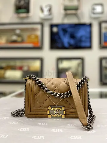 Chanel Brown Wild Stitch Leboy Small Two Tone Hardware (Authentic/PreOwned)