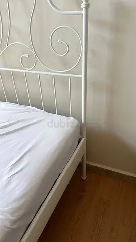 White Metal Bed Frame