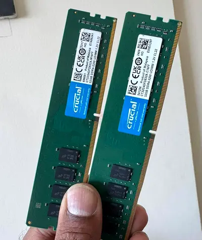 Crucial 64GB Kit (2×32GB) DDR4 3200MHz Desktop RAM | CT32G4DFD832A | CL22 1.2V | Original