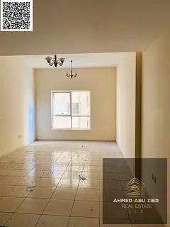 1BR hall first tenant in Emirates City on Sheikh Mohammed Bin Zayed Rd, master, 2 baths, balcony, ce
