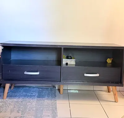 Modern TV Stand with Storage Drawers