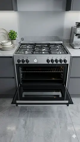 La Germina full gass with fan 90CM 5-burners gas oven model  CX AMS95C81CX/Americana cooking range