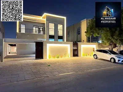 فيلا تصميم موردن مساحة 5000 قربية من المسجد و الشارع الرئيسى بسعر شامل المكييفات و قابل لتفاوض