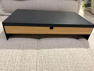 Minimalist Laptop Stand/Desk Organizer with Drawer