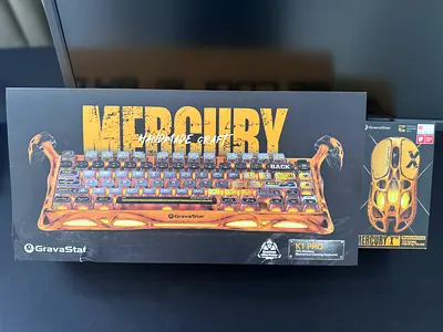 GravaStar Mercury K1 Pro Keyboard  X Pro Wireless Gaming Mouse