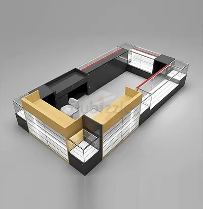 Professional Modular Retail Island Kiosk