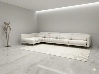 Casa DesuS Italian brand large headrest lshape sofa