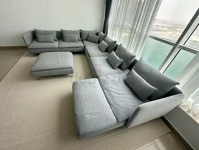 Ikea soderhamn u shape sofa