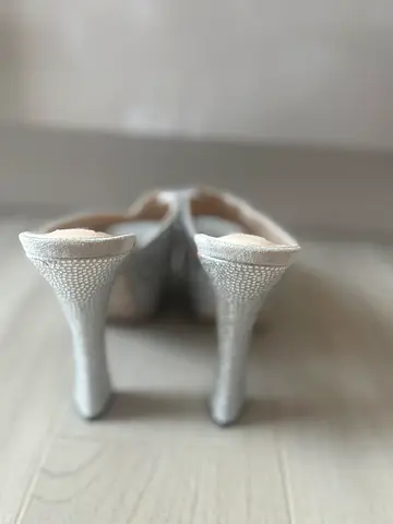 Elegant Silver High Heels