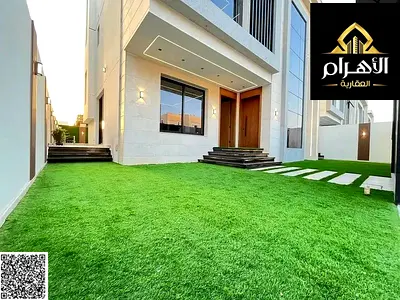 امتلك فيلا فاخرة مع رووف و مسبح بسعر شامل رسوم التسجيل والتملك على الشارع الرئيسي جاهزة للسكن في أرقى مناطق عجمان تملك حر