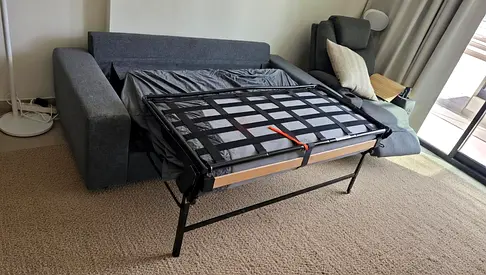 Ikea vimle two seater sofa bed with mattress