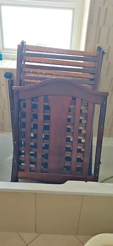 Solid wooden baby crib (disassembled),only today for 50 AED