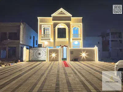 Classic design villa | High-end finishing | Large setback 20 meters | 5 rooms, majlis, 2 halls and maid's room | Freehold ownership | Price negotiable