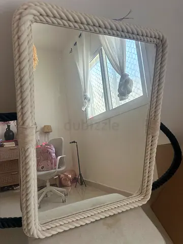 Decorative Rope Frame Mirror