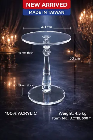Stylish Acrylic Side Table