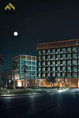 شقة بغرفة نوم واحدة | Binghatti Hillcrest Arjan | مفروشة | إطلالة على المسبح والمدينة