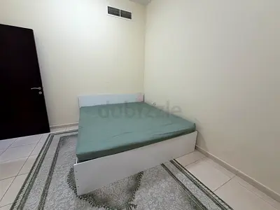Simple White Bed without Mattress