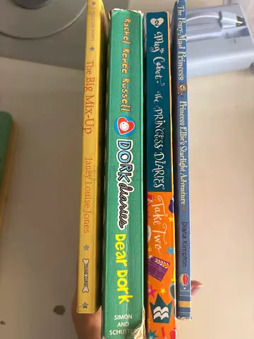 Set of 4 Childrens Fiction princess related books
