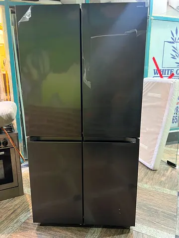Samsung Bespoke T Style French Door Side by Side Refrigerator, 602L, Black, RF65DG90BEB1 , DELIVERY