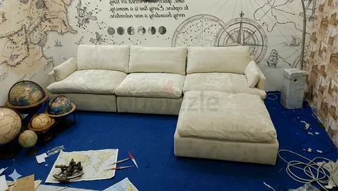 Home center feather 🪶 filled modular sofa