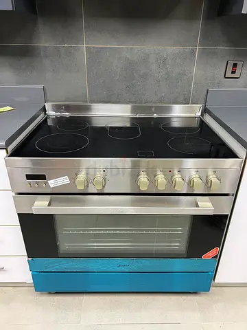 ALMOST BRAND NEW | Midea Ceramic Cooker with Multifunction Oven VSVC96048 Stainless Steel 90x60