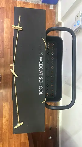 Stylish Black Storage Basket with Handles